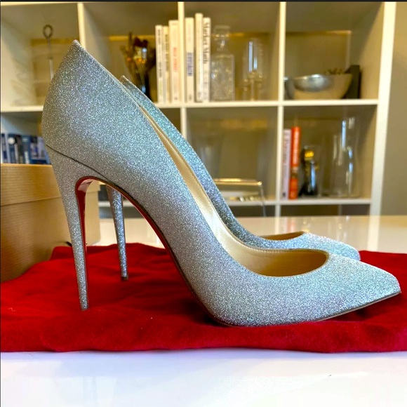 Christian Louboutin Follies Strass 100 Mesh Pump